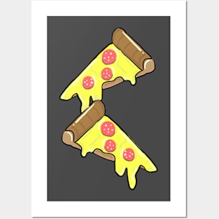 Pizza slice Posters and Art